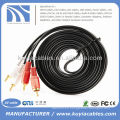 10FT 3m Dual 2 RCA a RCA Audio Video AV Cable para HDTV DVD estéreo Cable de audio